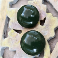 klips-moerkegroenne-glas-runde-cabochons-gamle-oereklips
